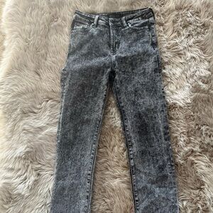 Kendall & Kylie Gray Acid Wash Skinny Jeans
